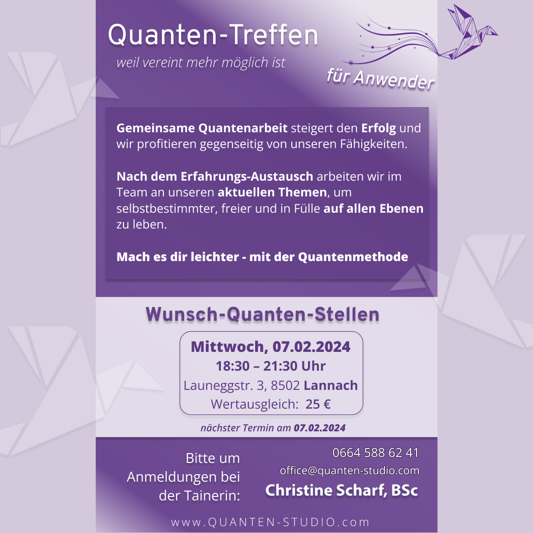 Quanten-Training: für Anwender